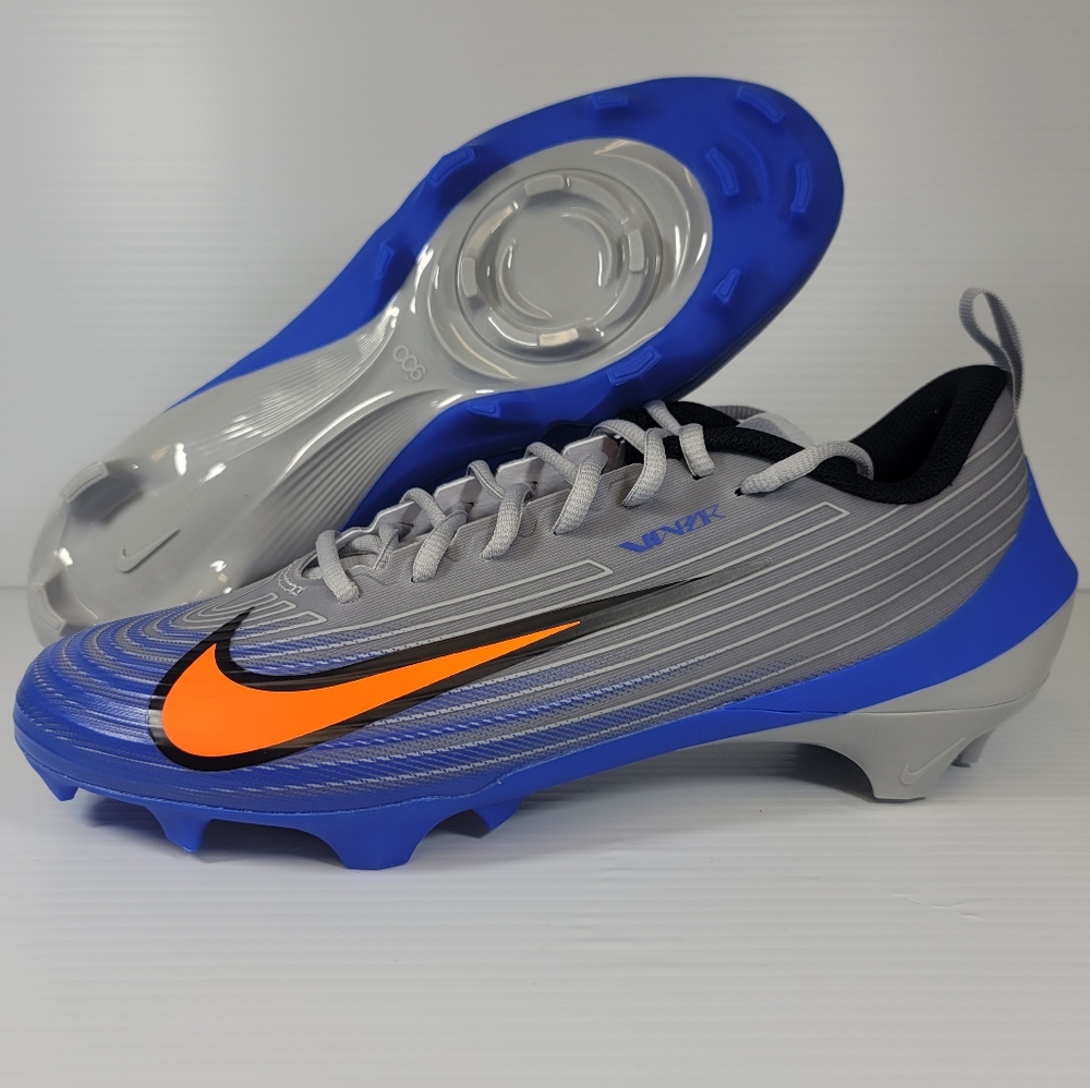 Nike Vapor Edge Speed 3 Football Cleats Grey Blue FB3303-001 Men’s Size 11